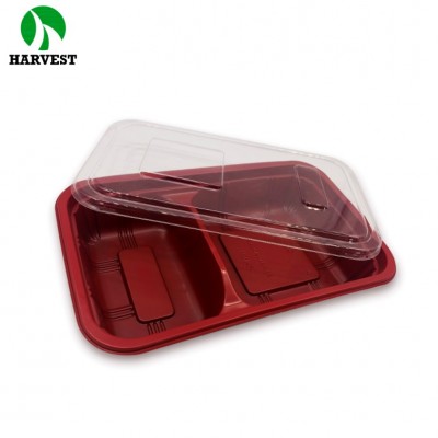 Japanese Compartments Disposable Restaurant Food Containers Bento Box