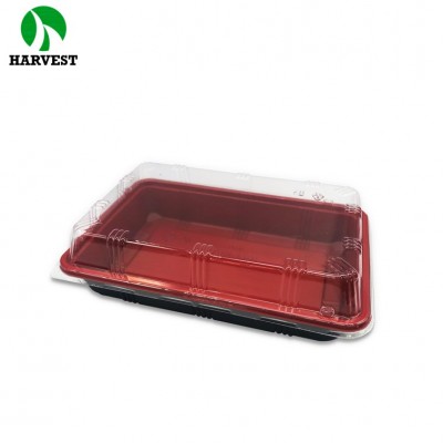 Microwave Chinese fast food PP eco bento disposable plastic rice box