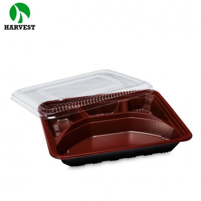 Dispossble Plastic Blister Polypropylene To Go Microwaveable Food Trays